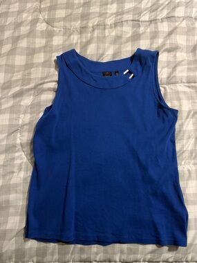 Rafaella Bold Cobalt Blue Sleeveless Tank